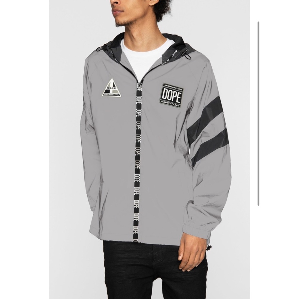 DOPE reflective windbreaker